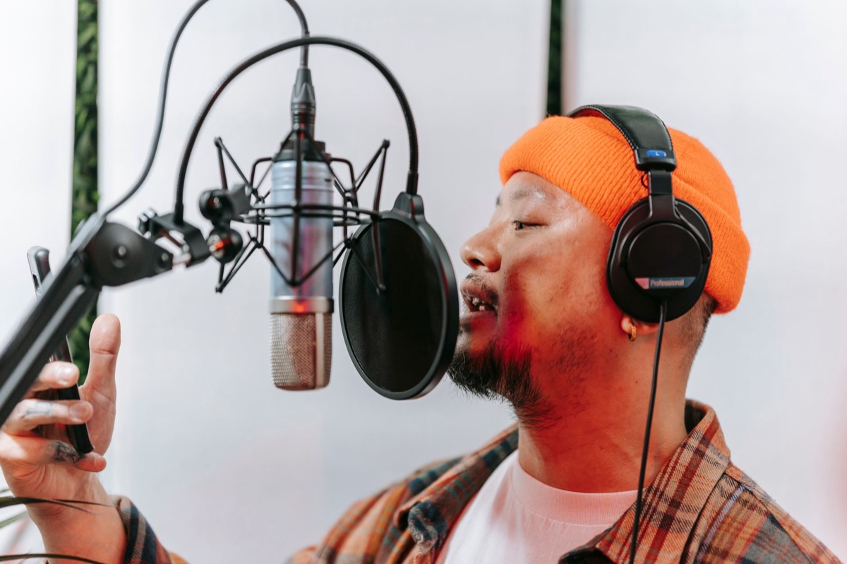 Équipement de studio d'enregistrement professionnel