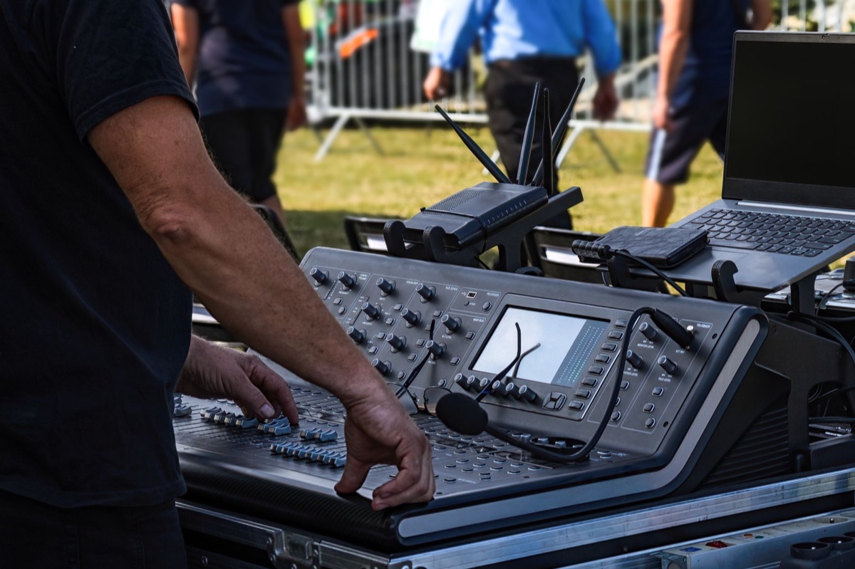 Virtuele concert met immersive effecten