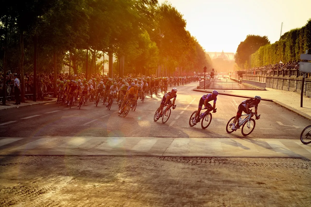 cyclists, race, tour de france, paris, stage, competition, sport, biking, speed, activity, athletes, motion, final, brown sports, brown bike, final, final, fina