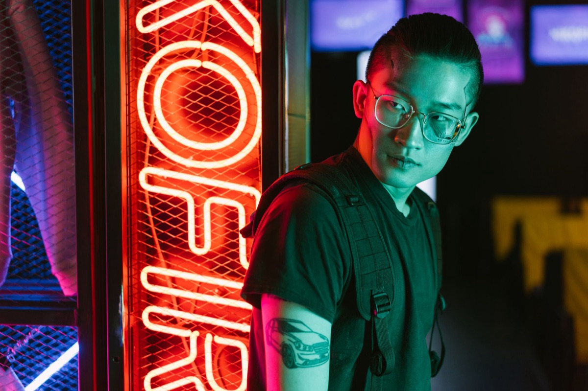 Billboard chart with K-POP artist name